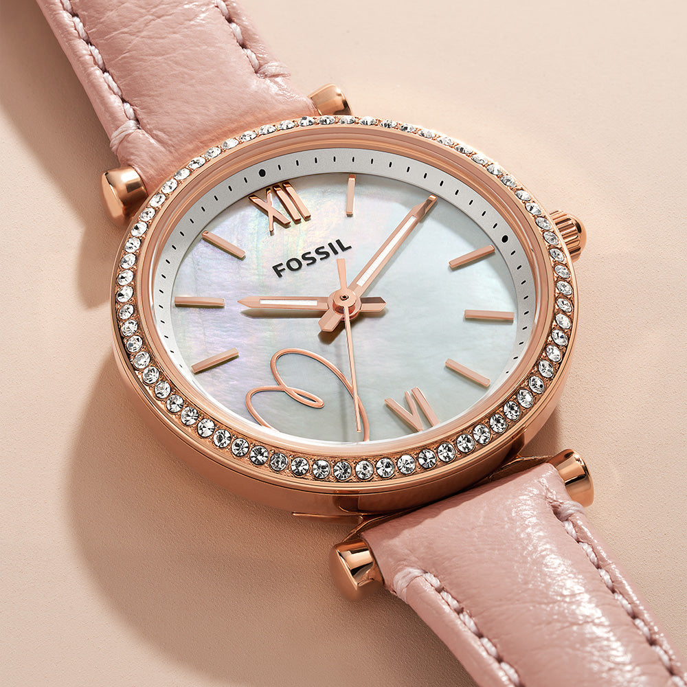 Fossil ES5268 Carlier Blush Pink Ladies Watch