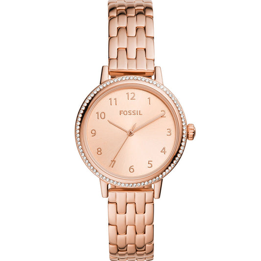 Fossil BQ3656 Reid Rose Gold Watch